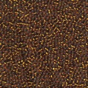 11-95 Silver Lined Topaz Miyuki Seed Beads Tube