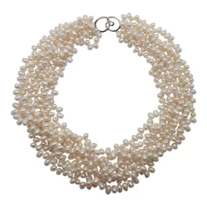 112-01 | WHITE 7-STRAND KESHI NECKLACE