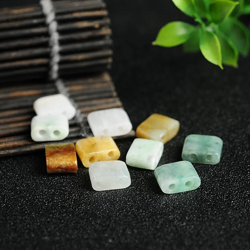 12X8X4mm Natural Jade Beads Jadeite Bead WBD73