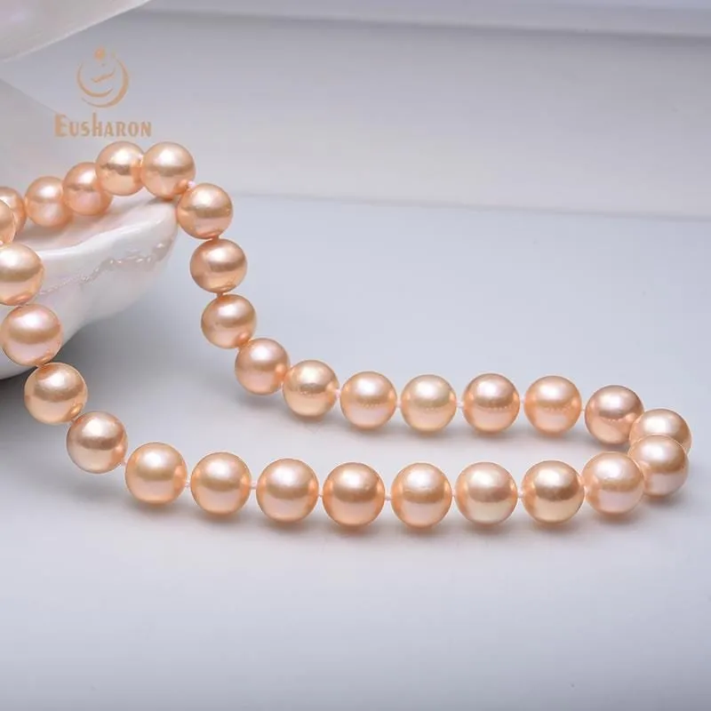 AAA Quality 10-12mm Edison Round Pearl Necklace