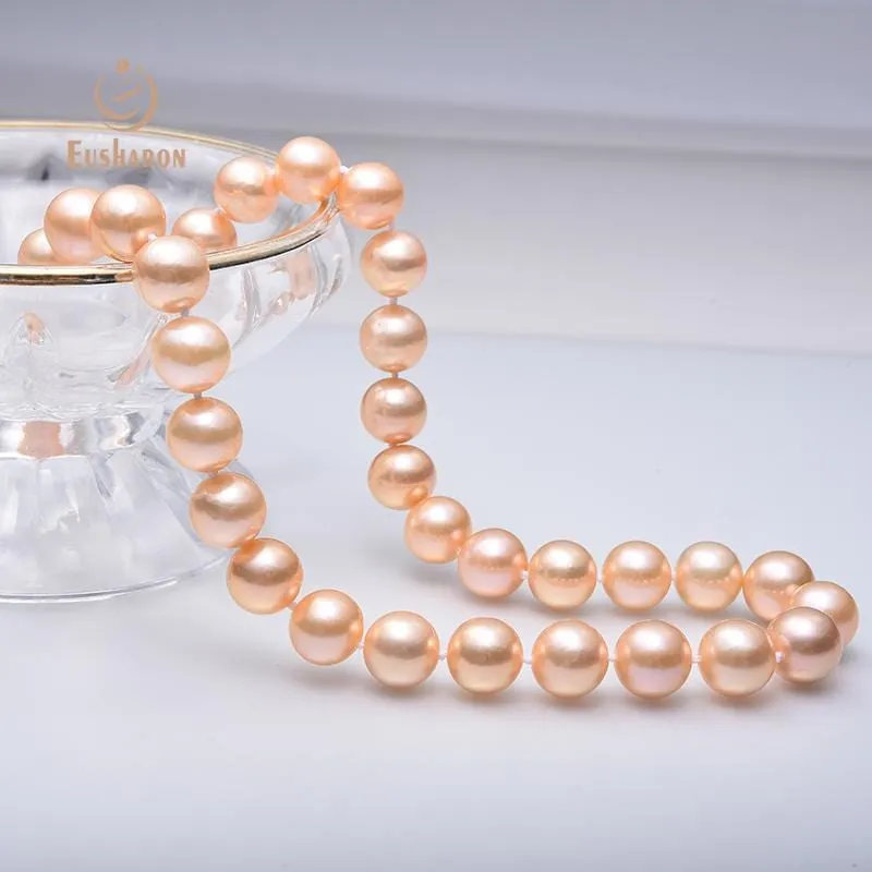 AAA Quality 10-12mm Edison Round Pearl Necklace