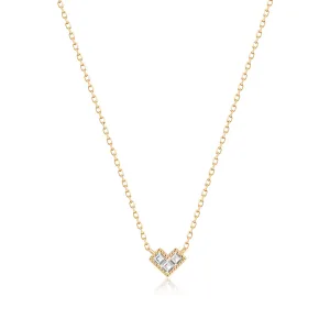 ADELAIDE | Triple White Sapphire Necklace