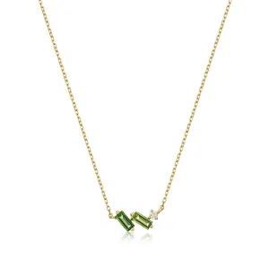 Ania Haie 14kt Gold Tourmaline and White Sapphire Necklace