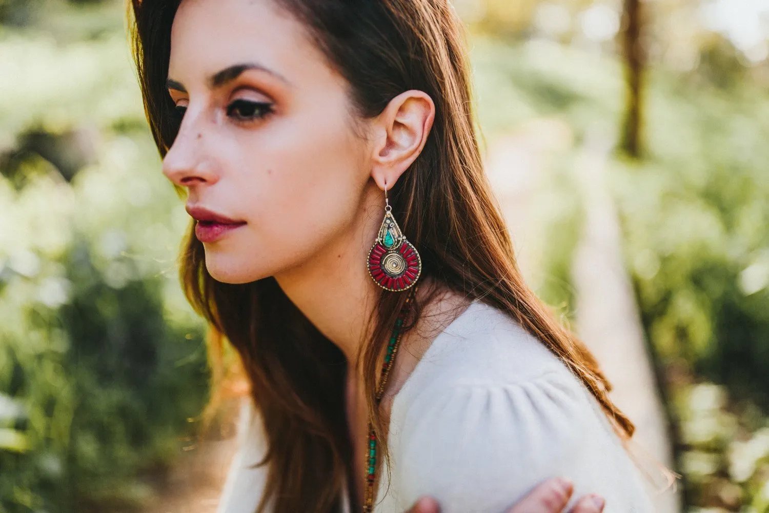 Annapurna Tibetan Style Earrings