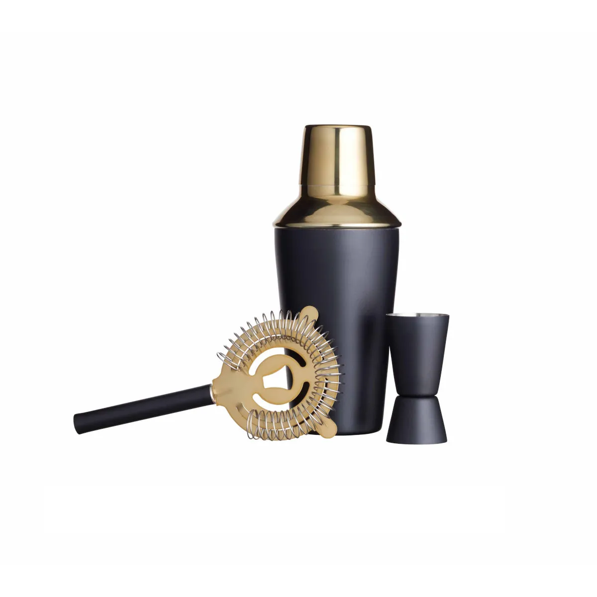 BarCraft Cocktail Brass Set 3 Piece