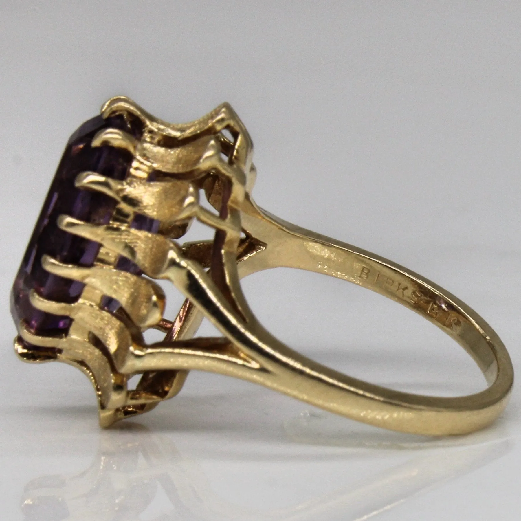 'Birks' Amethyst Cocktail Ring | 4.30ct | SZ 5.75 |