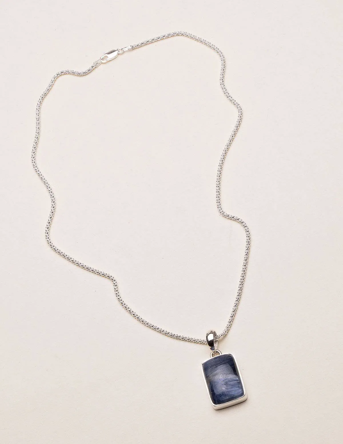 Blue Kyanite Pendant Necklace