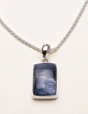 Blue Kyanite Pendant Necklace