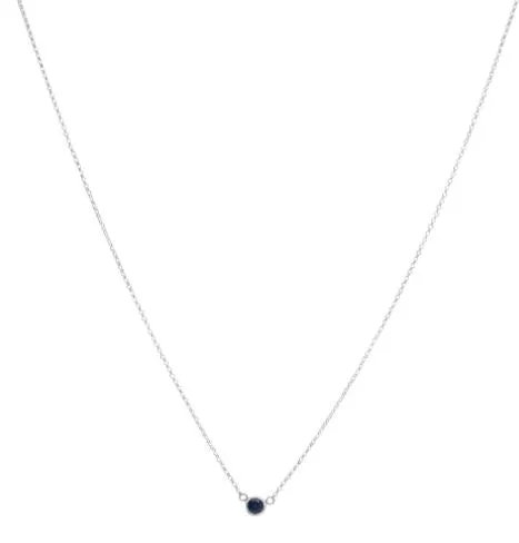 Blue Sapphire Comino Necklace