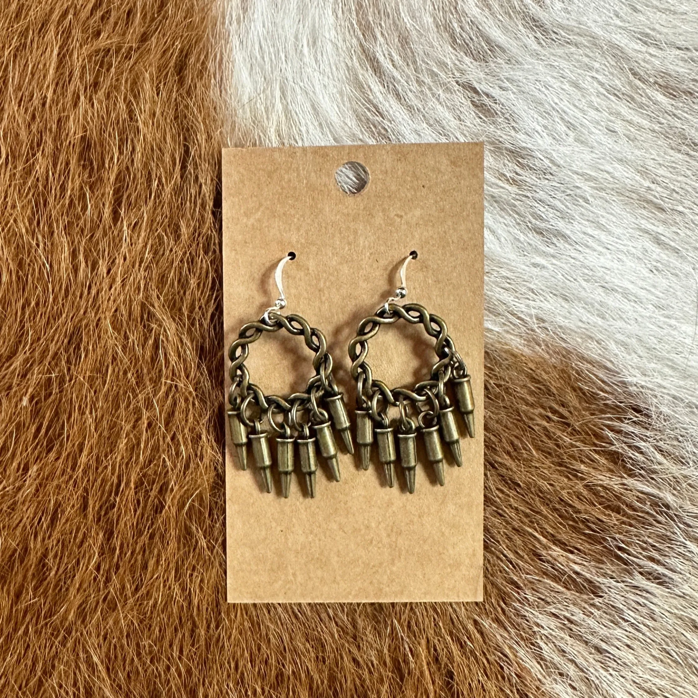 Brass Dangle Earrings - Amy Kaplan