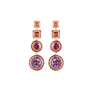 Candy Lacquer Chandelier Earring