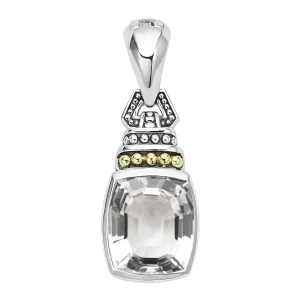 Caviar Color White Topaz Pendant