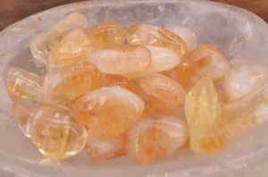 Citrine (Heated) Tumbled Stones