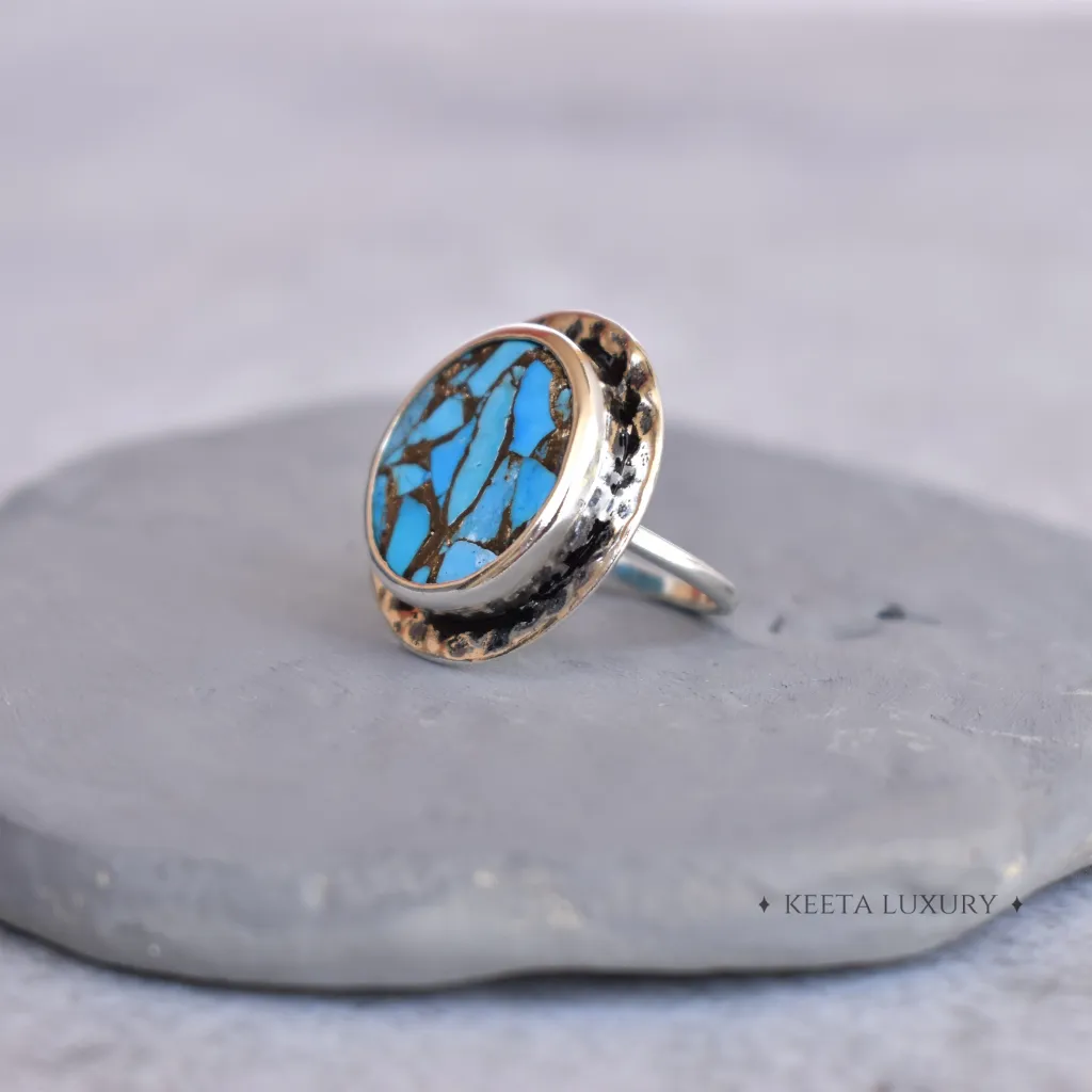 Coin Treasury - Turquoise Ring