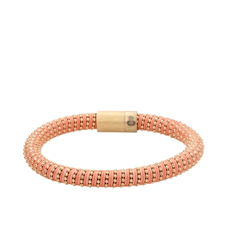 Coral Twister Band Bracelet