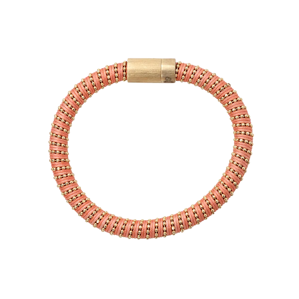 Coral Twister Band Bracelet