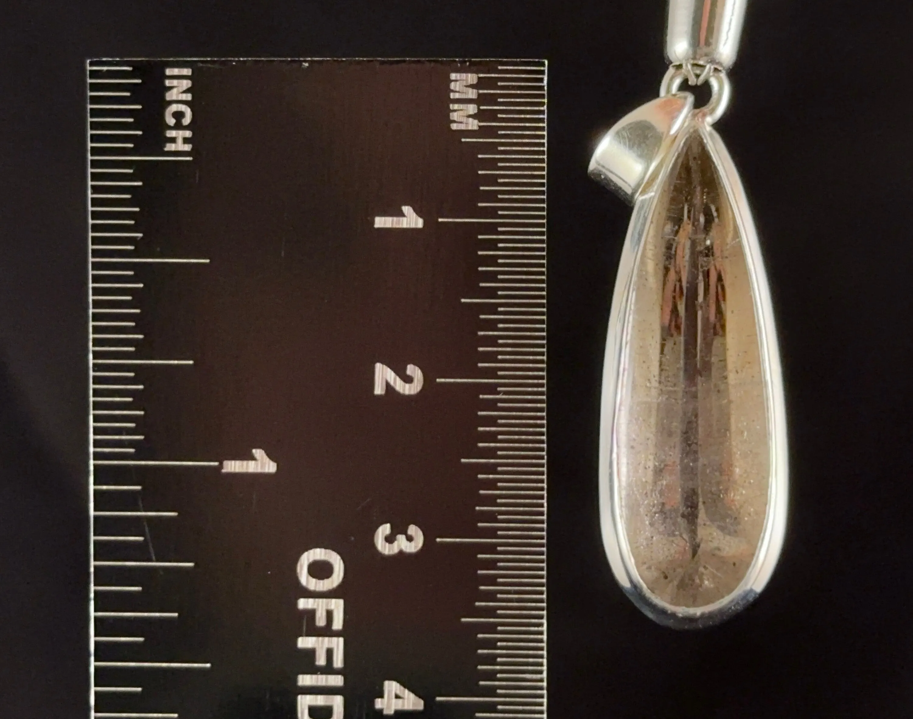 COVELLITE Pink Fire Quartz Crystal Pendant - Fine Jewelry, Healing Crystals and Stones, 54317