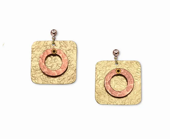 DANCE Classic Square Post Dangle Earring from the SCULPTURAL Collection