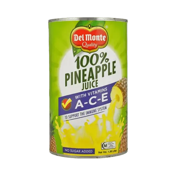 DEL MONTE PINEAPPLE JUICE TIN 1.36LTR