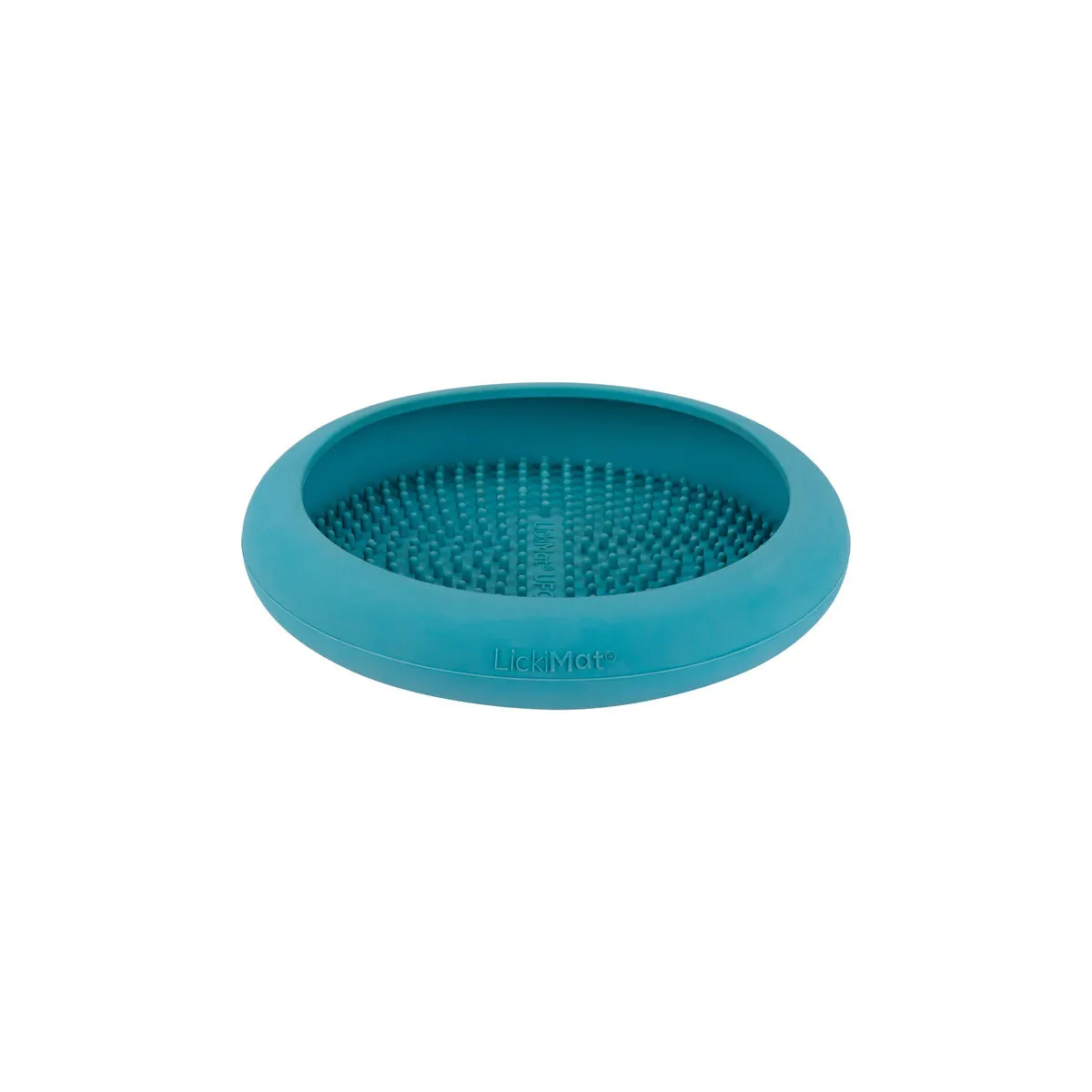 Dog Feeder Lickimat Turquoise Rubber