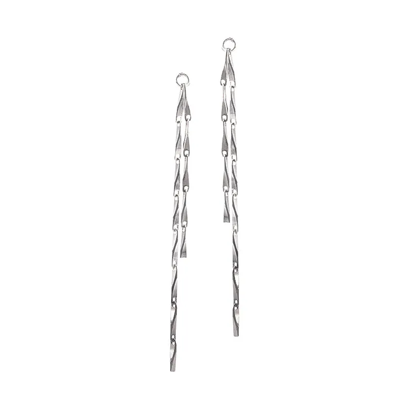 Double Strand Dangle Earrings