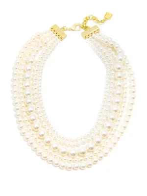 Five Strand Pearl Necklace