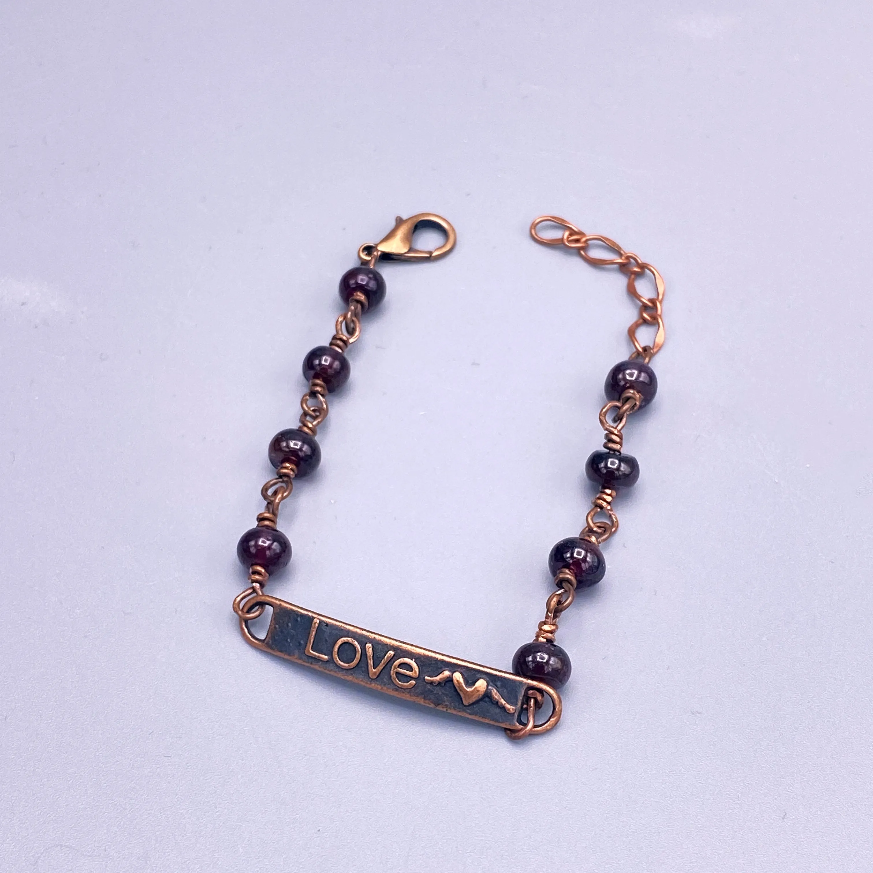 Garnet Love Bracelet