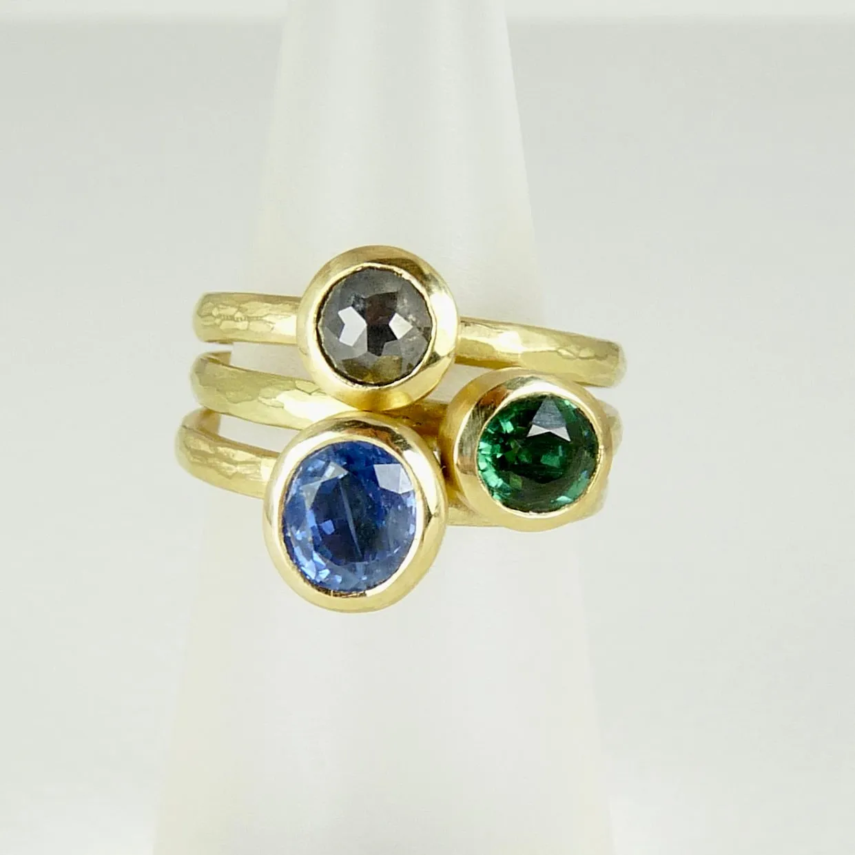 Green Tourmaline 18ct Gold Ring