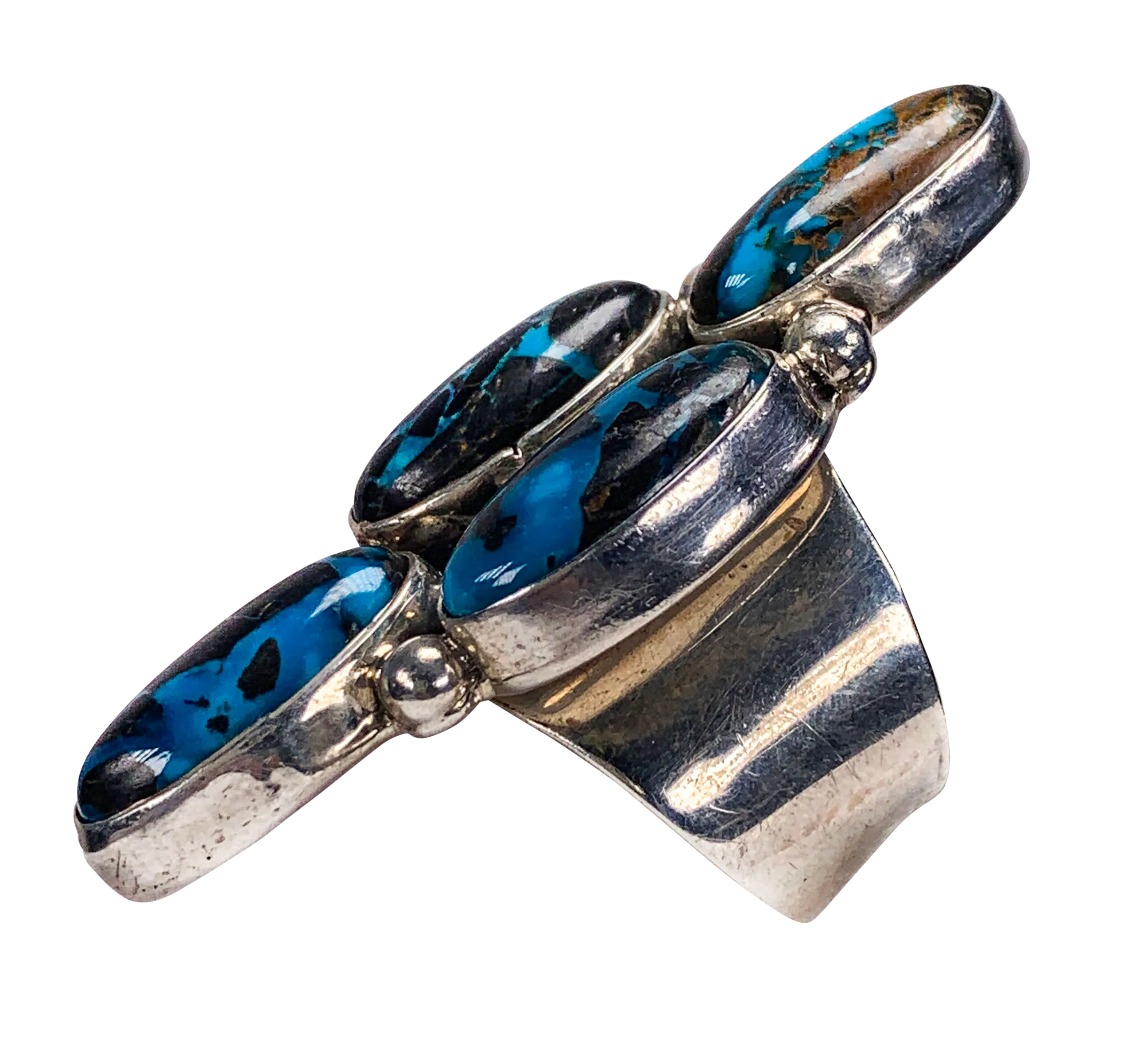 Kingman Turquoise Ring |  Artisan Handmade