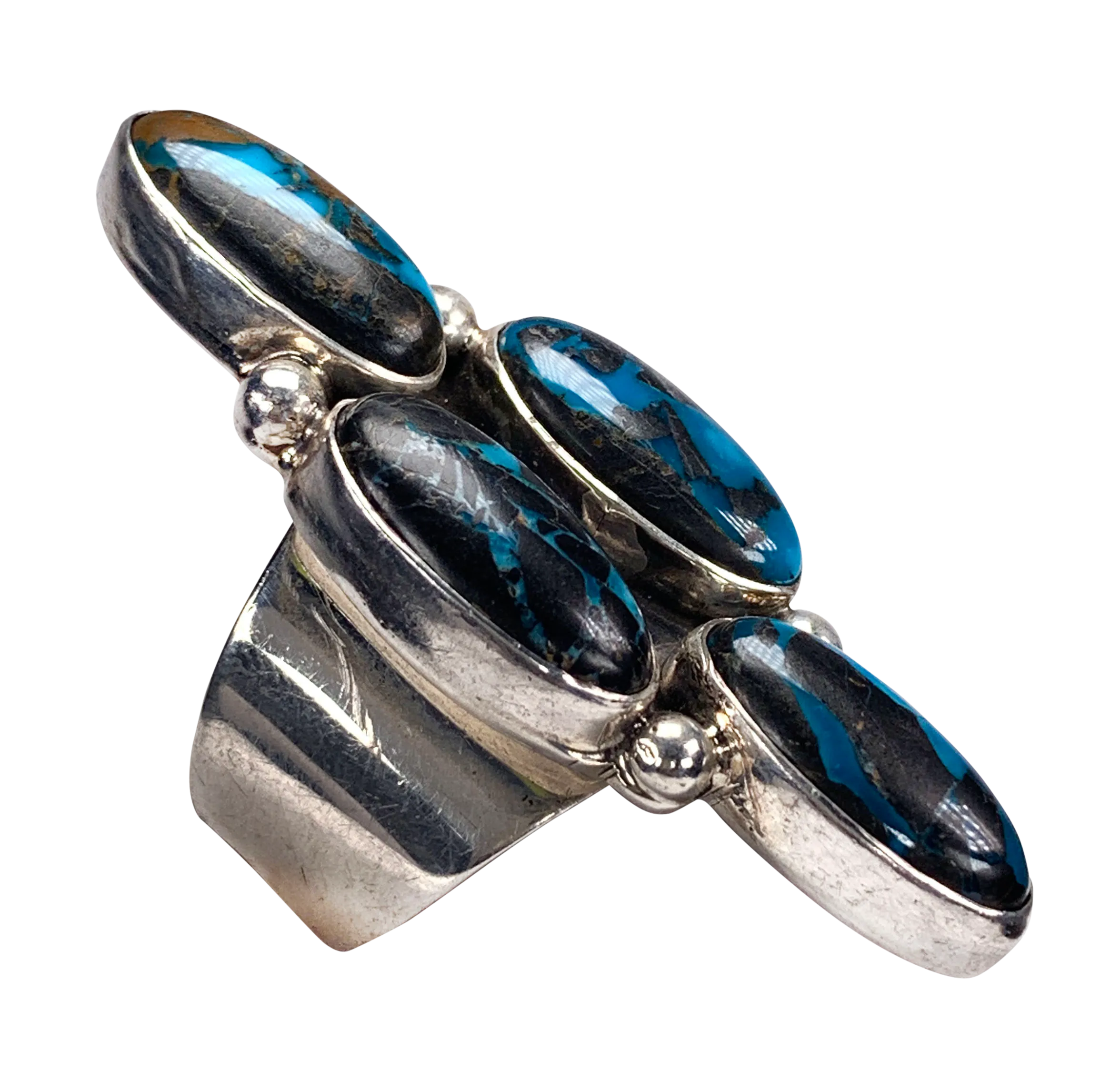 Kingman Turquoise Ring |  Artisan Handmade