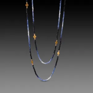 Long Ombre Sapphire Necklace