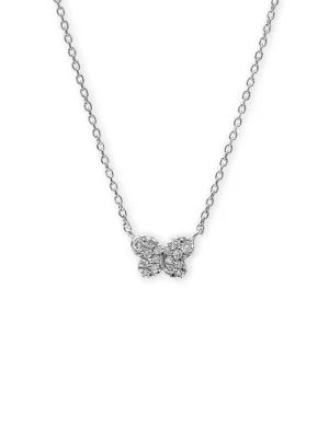 Love Letter Pavé Butterfly Necklace