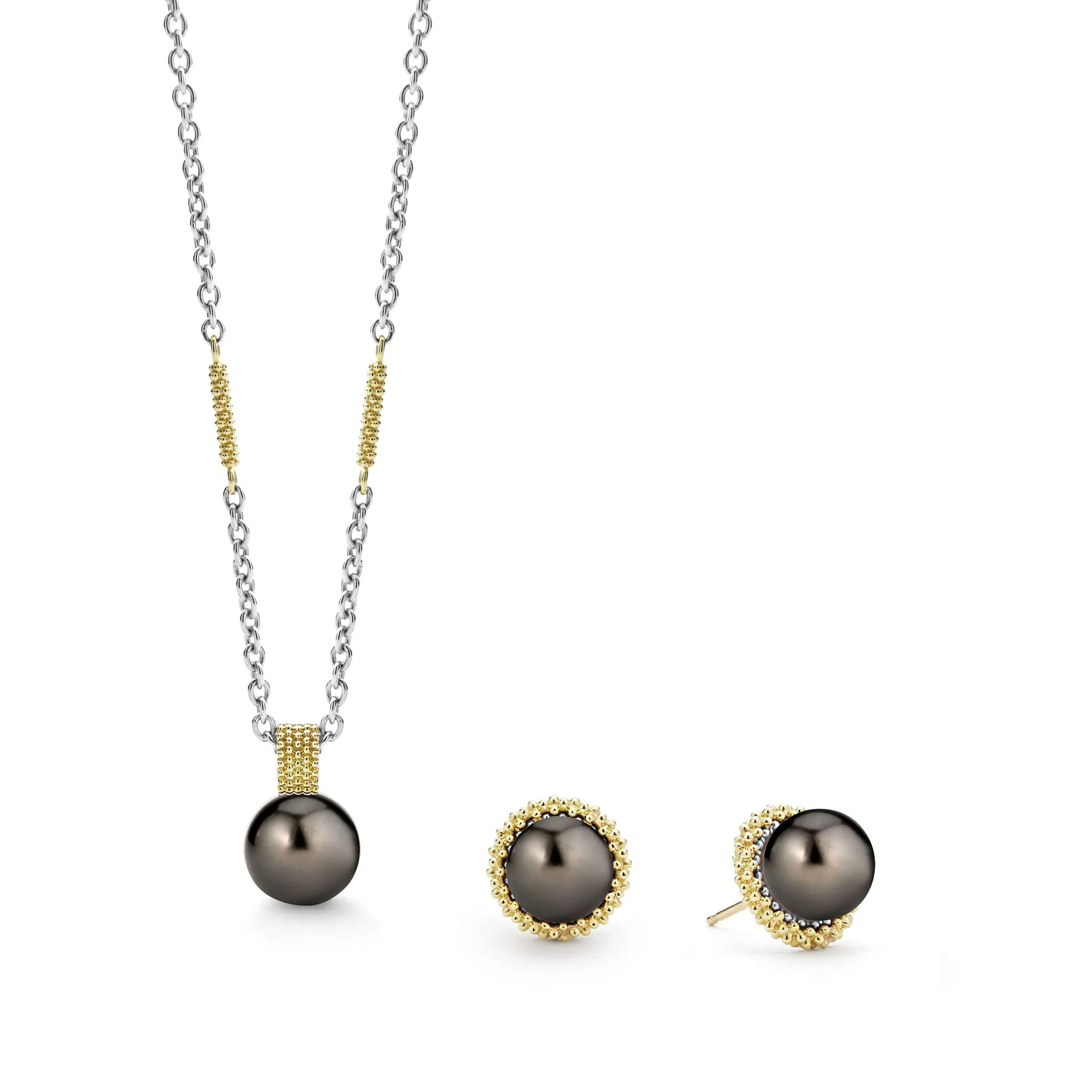 Luna Tahitian Black Pearl Gift Set