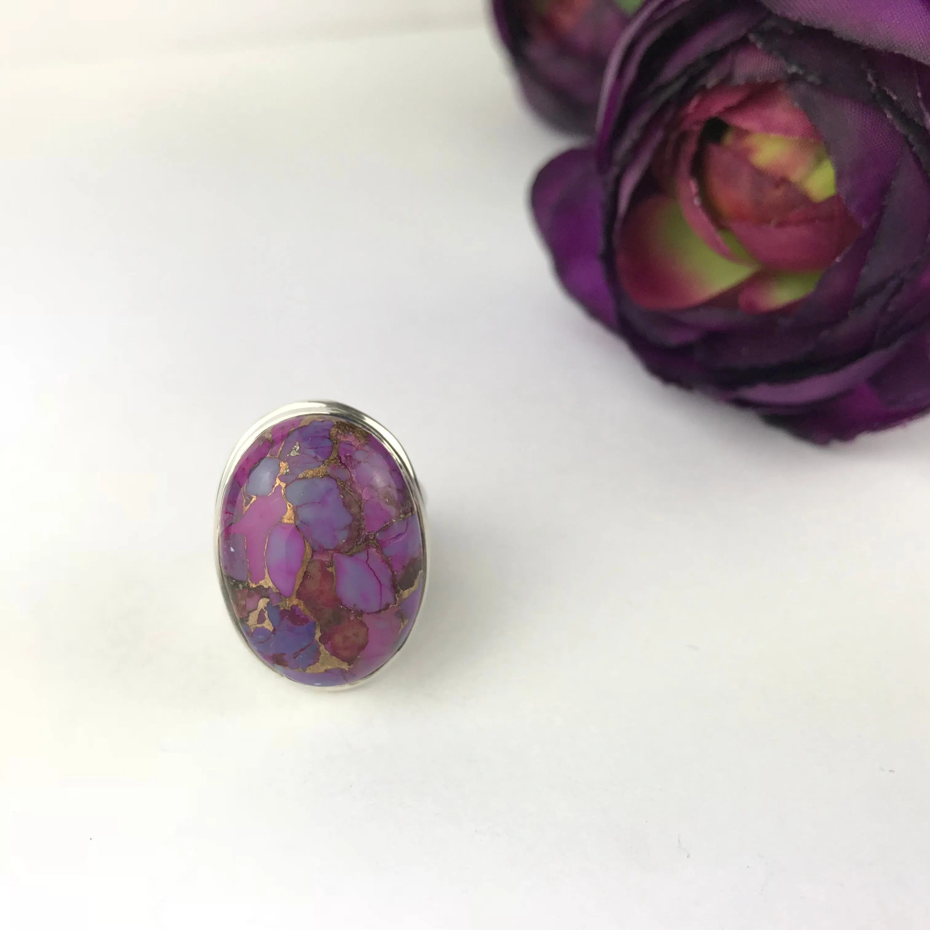 Marbled Violet Ring - SR1218