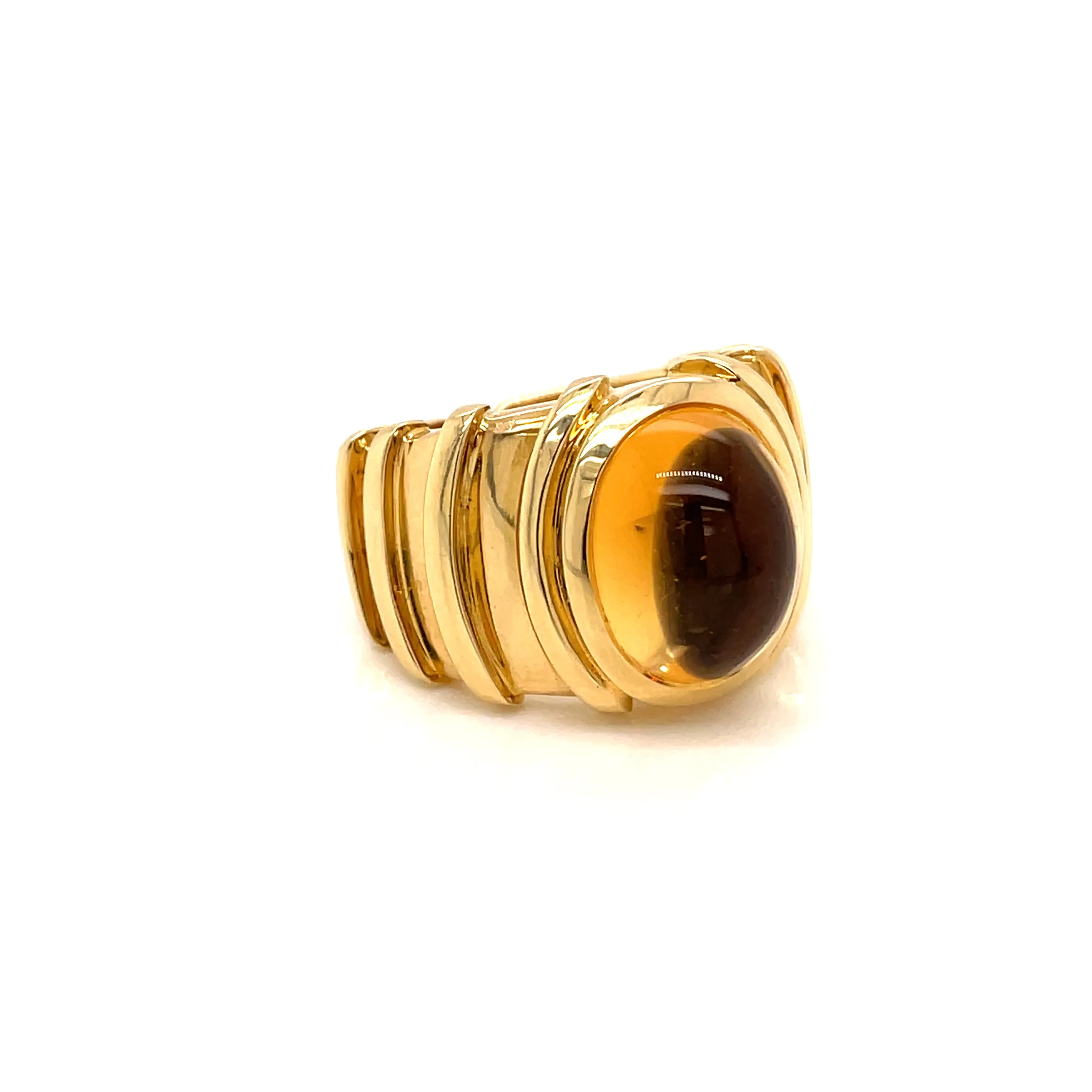 Marina B Citrine Gold Ring