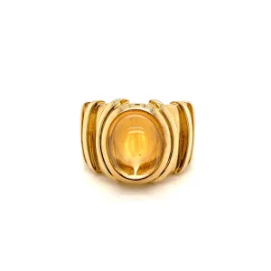 Marina B Citrine Gold Ring