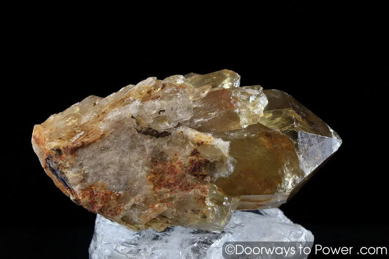 Natural Citrine Lightbrary Kundalini Quartz Channeling Crystal