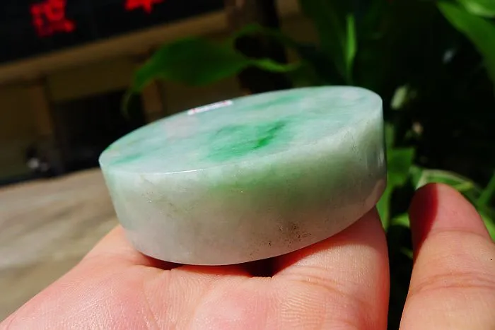 Natural Jade Rough Jadeite Raw (128g,5.55X1.55cm)