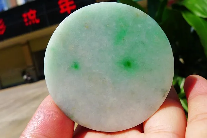 Natural Jade Rough Jadeite Raw (128g,5.55X1.55cm)