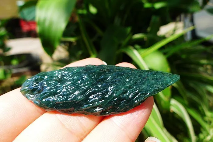 Natural Jade Rough Jadeite Raw (18g,6.5X2.2X0.8cm)