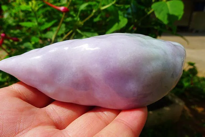 Natural Jade Rough Jadeite Raw (255g,10.6X5.5X3.4cm)