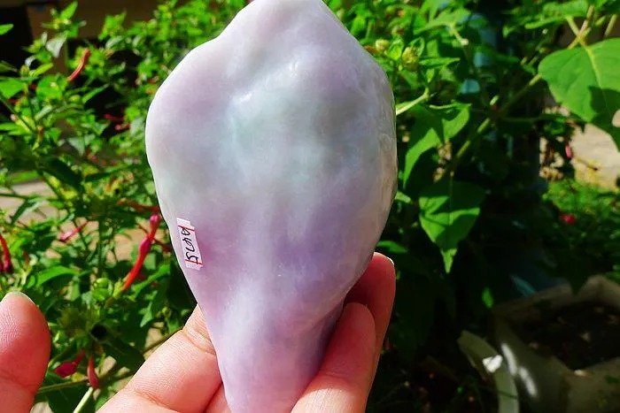 Natural Jade Rough Jadeite Raw (255g,10.6X5.5X3.4cm)