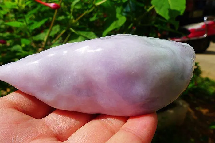 Natural Jade Rough Jadeite Raw (255g,10.6X5.5X3.4cm)