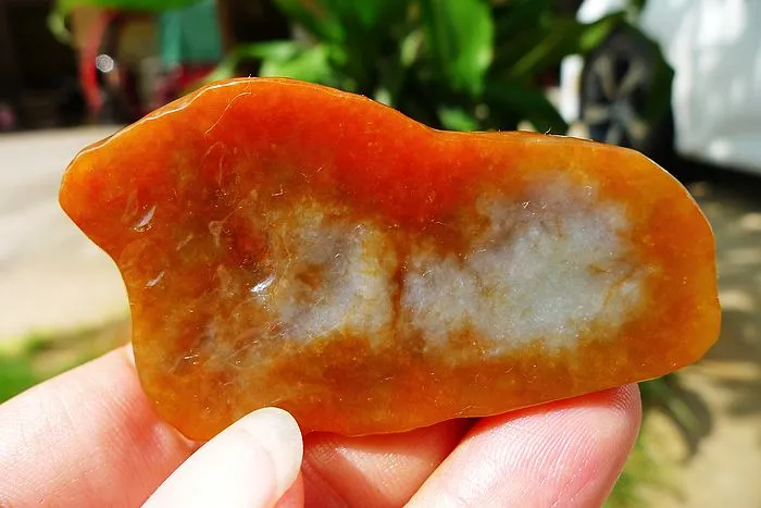 Natural Jade Rough Jadeite Raw (42g,6X3.7X0.8cm)