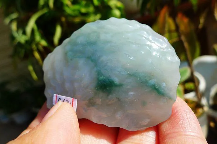 Natural Jade Rough Jadeite Raw (51g,5.4X3.9X1.4cm)