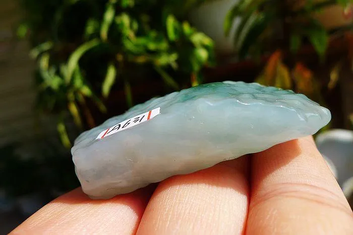 Natural Jade Rough Jadeite Raw (51g,5.4X3.9X1.4cm)