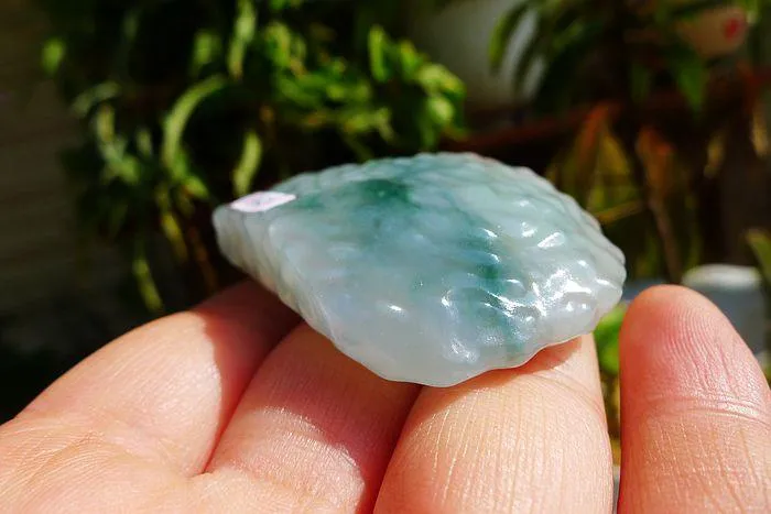 Natural Jade Rough Jadeite Raw (51g,5.4X3.9X1.4cm)