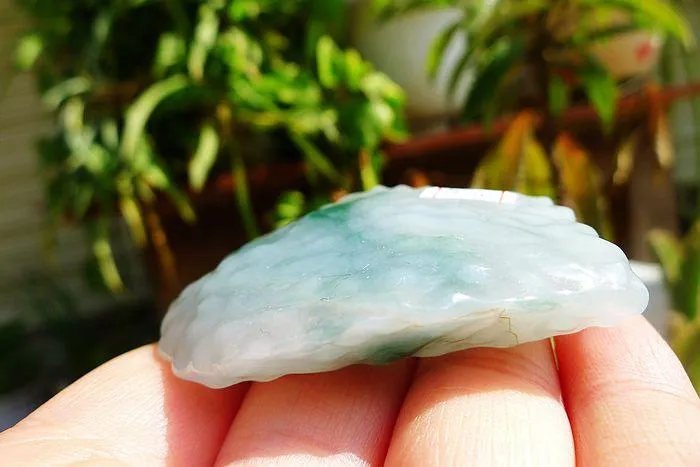 Natural Jade Rough Jadeite Raw (51g,5.4X3.9X1.4cm)