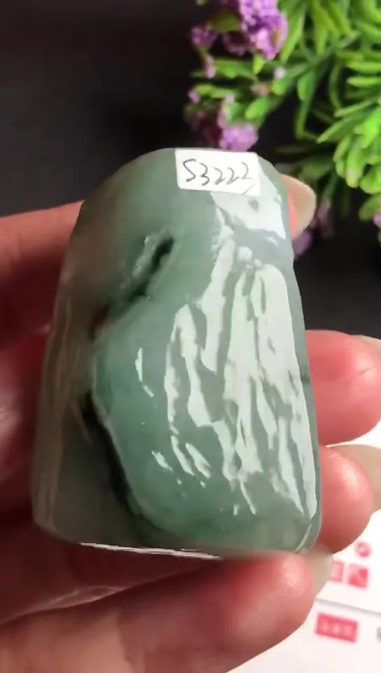 Natural Jade Rough Jadeite Raw (55g,4.5x2.9x1.7cm)-S3223