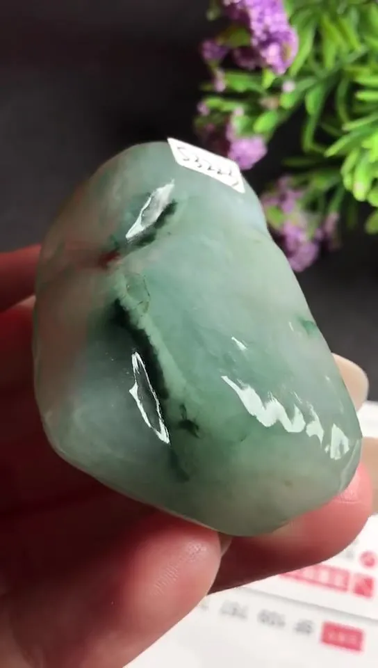 Natural Jade Rough Jadeite Raw (55g,4.5x2.9x1.7cm)-S3223